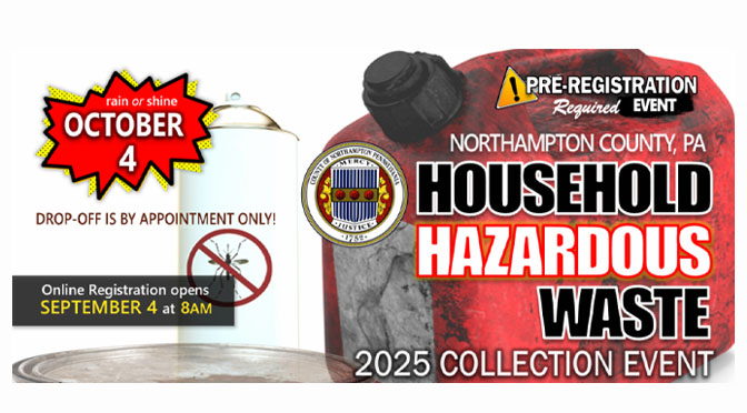 Registration Opens September 4th for Household Hazardous Waste Drop-Off Event