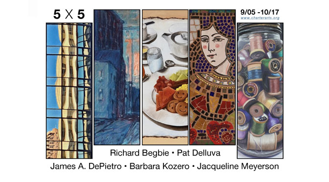 The Lehigh Valley Charter High School for the Arts to hold Free Art Reception: “The 5 x 5 Show”- 5 Artists & 5 Mediums