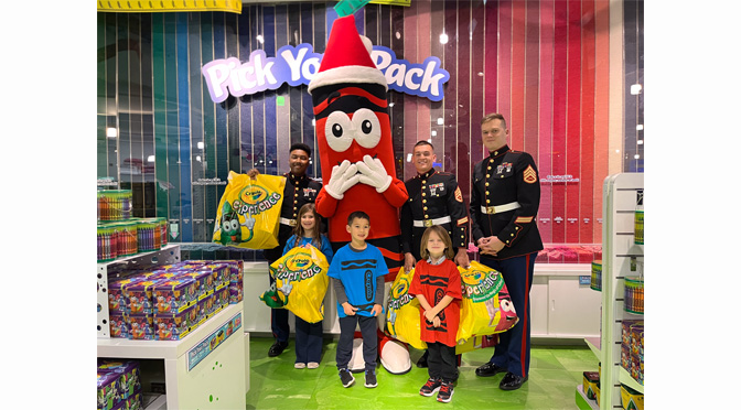 World’s Most Colorful Shopping Spree Benefitting Lehigh Valley Toys for Tots  Kicks Off Holiday Giving Season at Crayola Experience