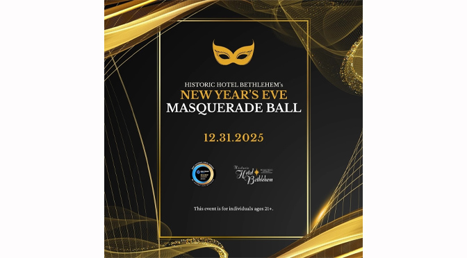 Dance back in time with Historic Hotel Bethlehem’s Masquerade Ball 
