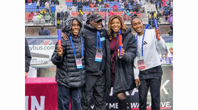 Olympian Joetta honored at Penn Relays